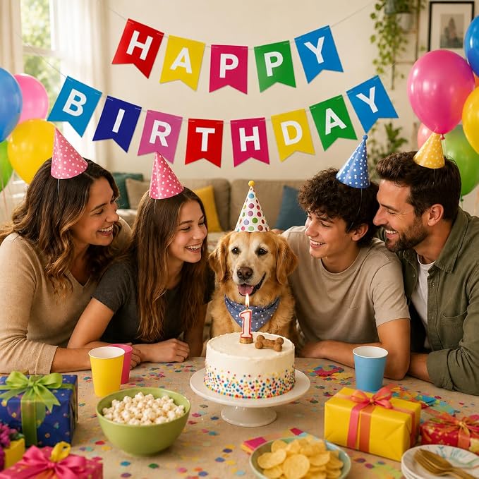 Colorful Happy Birthday Banner Sign - Image 6