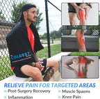 Coldest Extra Large Ice Pack for Back and Full Body - Cold Compress for Pain Relief, Ice Blanket for Sleeping or Ice Pad Physical Therapy - Folds Compact (53" x 13" - Full Body)