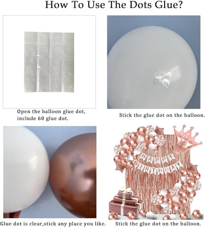 Rose Gold Birthday Party Decorations - Image 6