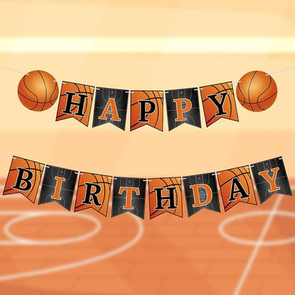 Basketball Happy Birthday Banner Basketball Theme Party Decorations Sport - Image 9