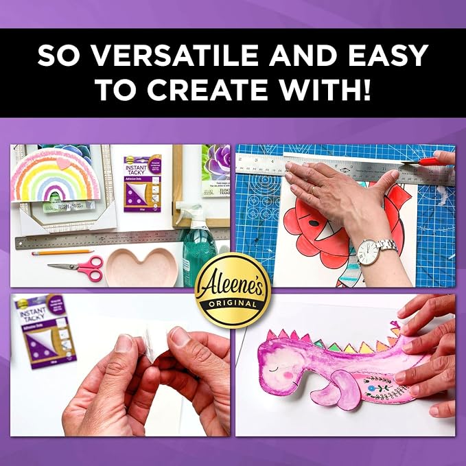Aleene's Instant Tacky Adhesive Dots, Acid Free Glue Dots, Strong Hold - Image 4