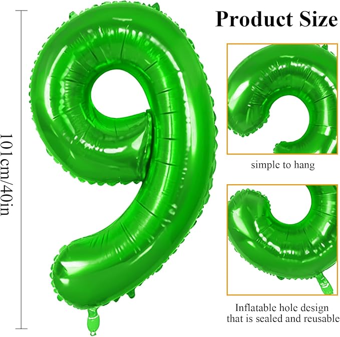 Number 69 Balloons for 69th Birthday Party Decorations, 0-100 Large No.69 - Image 2