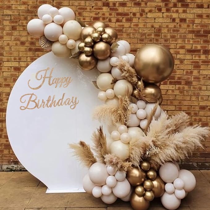 TONIFUL Happy Birthday Sign for Backdrop - Image 5