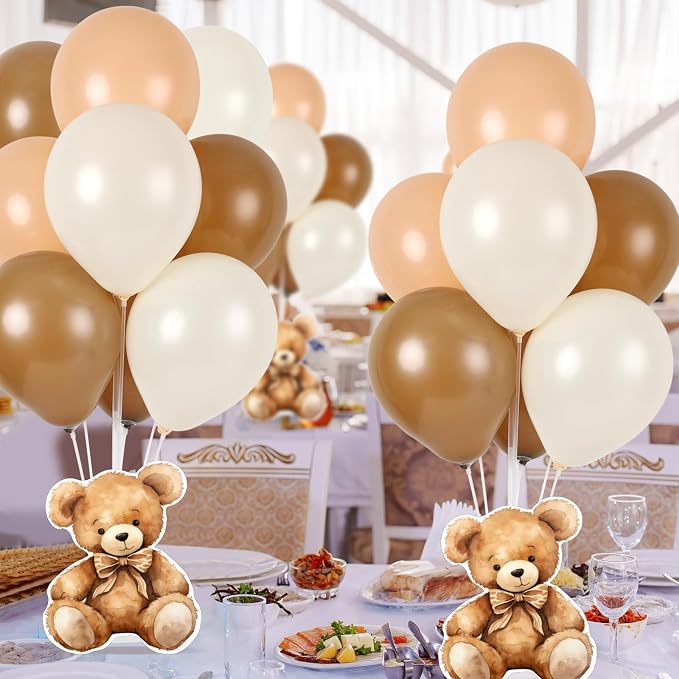 6 Sets Balloon Stand Kit for Table Bear Baby Shower Centerpieces - Image 6