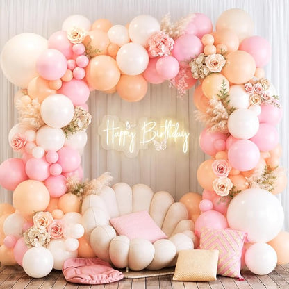 122PCS Neutral Balloon Arch Kit by Saxuxu