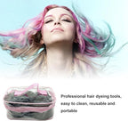 Professional Hair Dye Kit - Hair Coloring Bowl, Mixing Brush, Applicator Brush, Hair Clips, Ear Covers & Cape for Home Salon Use, All Hair Types (1 Set)
