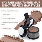 2 Pack Hairline Powder for Women and Men, Used to Root Touch Up Hair Color, Thinning and Gray Hair Coverage and Bald Spots Coverage, Auburn