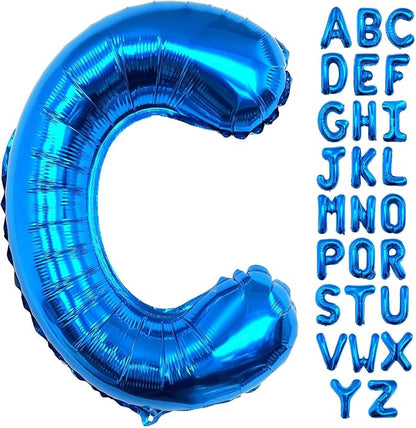Lovoir 40 Inch Large Blue Letter C Balloons Big Size Jumbo Mylar Foil Helium by Lovoir