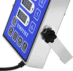 Precision Kitchen Timers for Cooking – 6 Channel Commercial Kitchen Timer Restaurant Kitchen Supplies – Stainless Steel Digital LED Chef Cooking Timer – Reminder Function, Loud Alarm, Blue