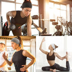 DRESHOW 6 PCS Adjustable Headbands for Women Knotted Headbands Elastic Non-Slip Fashion Hair Bands for Workout Sports Running Yoga