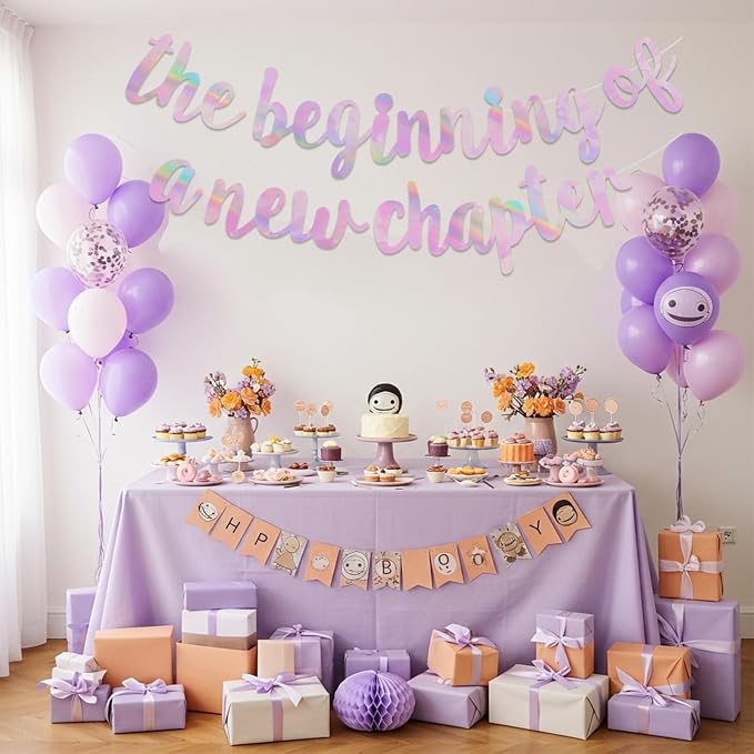 BEISHIDA Rainbow Pink Pre-Strung The Beginning of A New Chapter Banner | - Image 6