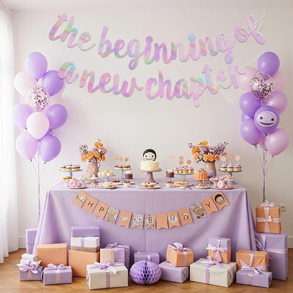 BEISHIDA Rainbow Pink Pre-Strung The Beginning of A New Chapter Banner | - Image 6