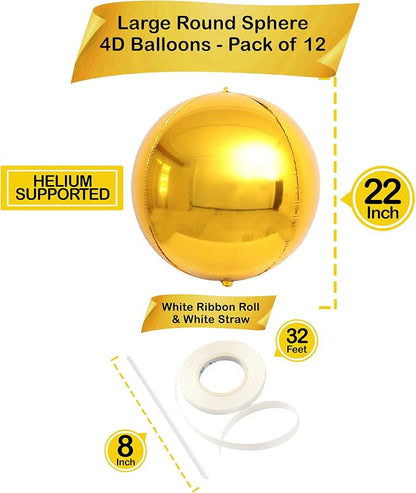 KatchOn Gold Balloons - Image 3