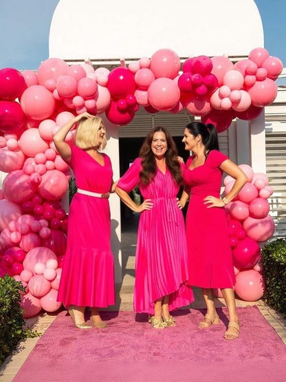 Hot Pink Balloons Garland Arch Kit 180pcs - Image 5