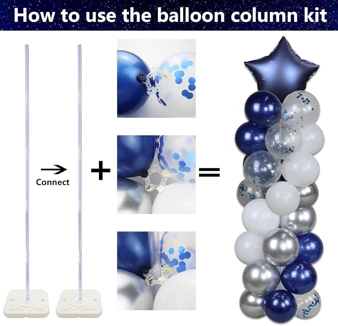 2 Set 5 Feet Balloon Column Kit - Image 4