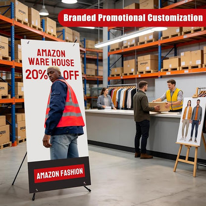 Custom X Banner Stand 32"x71", Portable Retractable Banner - Image 8