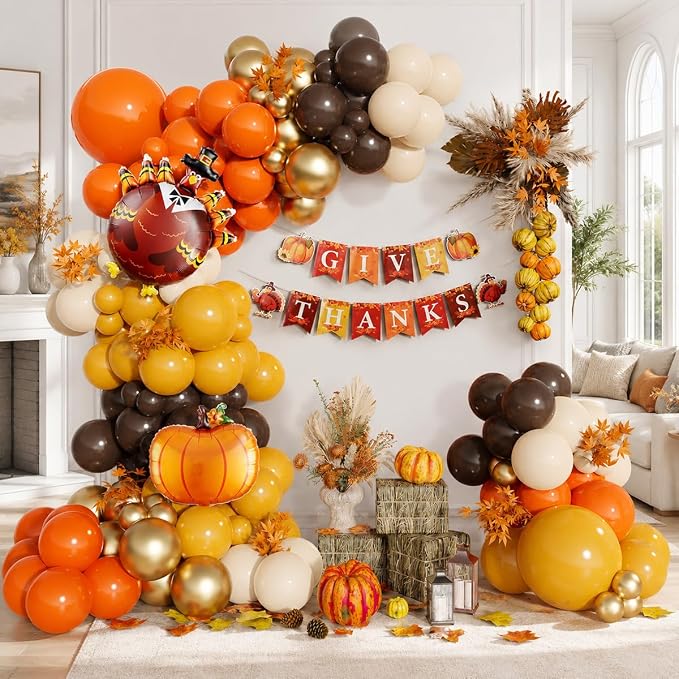 Thanksgiving Balloon Garland Kit - Image 4