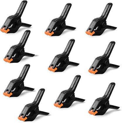 3.5 Inch Spring Clamps for Balloon Arch, 10 Pack Backdrop Clips Heavy Duty | by FEFU