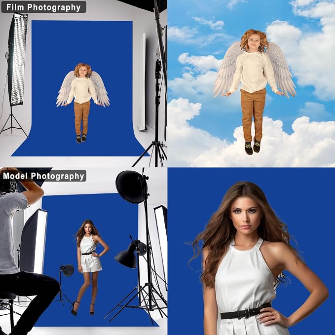 Royal Blue Photography Backdrop - Image 3