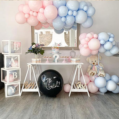 Macaron Pink and Blue Balloons - Image 6