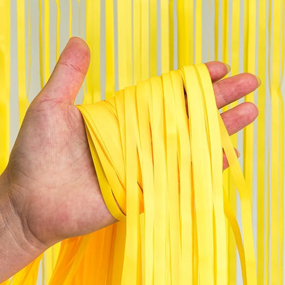 Yellow Streamers Party Backdrop - Image 5