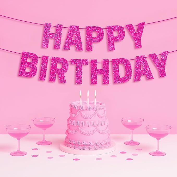 Pre-Strung Happy Birthday Banner - Image 2