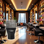 Universal Black Hair Dryer Comb Nozzle, Professional Salon Styling Attachment for Straightening and Detangling, Fine and Curly Natural Hair