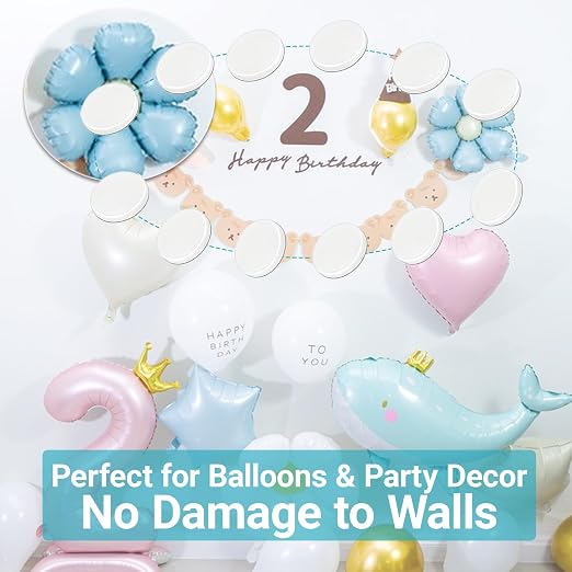 1000 Packs Double Sided Sticky Dots, 10mm Clear Removable Dot Glue, Strong Hold - Image 6