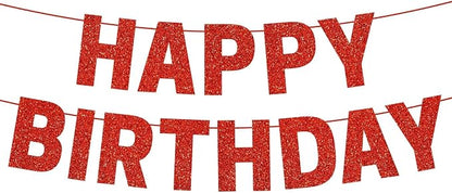 Pre-Strung Happy Birthday Banner by PerfectOccasion