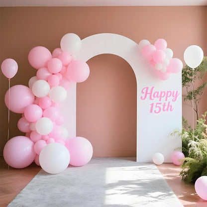 Awenztech 120pcs 5 inch Light Pink Latex Balloons | Baby Shower, Bridal Shower - Image 4