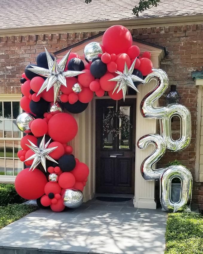 40 Inch Silver 20 Number Balloons Giant 20 Balloons Silver Birthday 20 Balloons - Image 4