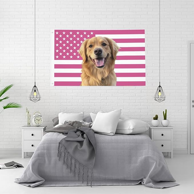 Nxwdwqa Custom Pink America Flag 3X5 Ft Personalized Flags Design Your Image - Image 7
