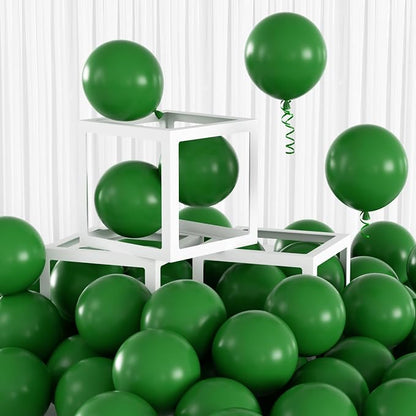 100PCS 5 Inch Small Dark Green Balloons, 5” Matte Forest Green | Mini Balloons by Colorfullifefromnowon