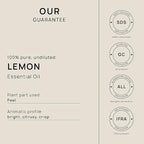 VINEVIDA Lemon Essential Oil - 32 oz - Undiluted - DIY Candle Scents - Bulk for Soap Making