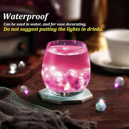 200pcs Pink LED Balloon Light, Mini Tiny Light Round Led Ball Lamp - Image 3