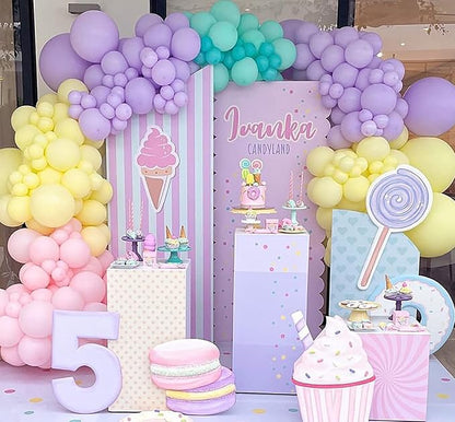 10 Inch Pastel Purple Balloons - Image 5