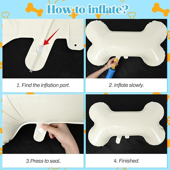 Dog Balloons, Dog Paw Latex Animal Balloon - Image 4