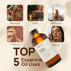 VINEVIDA Fennel Essential Oil 4 oz - Pure, Undiluted Fennel Oil for DIY Candle Scents and Soap Making - Safe for Skin
