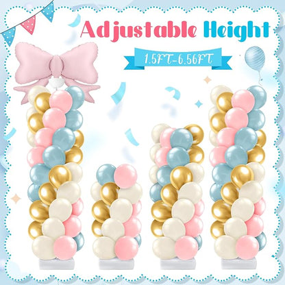 Lunmon 2 Sets Burnouts or Bows Gender Reveal Decorations, Burnouts or Bows - Image 4