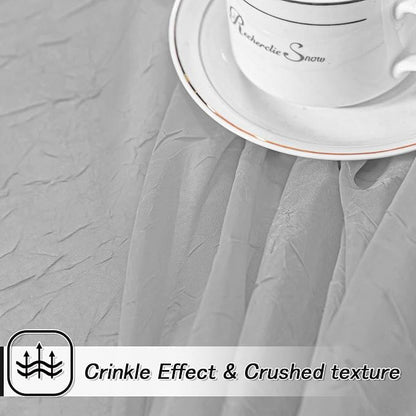 MYSKY HOME Crushed Voile Sheer Curtains - Image 4