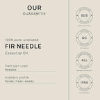 VINEVIDA Fir Needle Essential Oil 32 oz - Undiluted Candle Scent DIY Scents for Candlemaking Bulk Soap Making Safe Skin 946.36 milliliters 40.96 Ounces