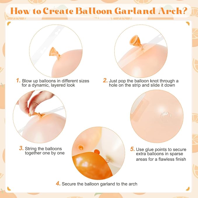 CROSSFINGERS Orange Baby Shower Decorations, Sage Green Balloon Arch Kit | Sand - Image 9