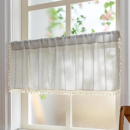 Sutuo Home Boho Curtains Valance - Image 2