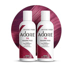 Adore Semi Permanent Hair Color (070 Raging Red) | Vegan & Cruelty-Free Red Hair Dye | No Ammonia, No Peroxide, No Alcohol | 4 Fl Oz Each (Pack of 2)