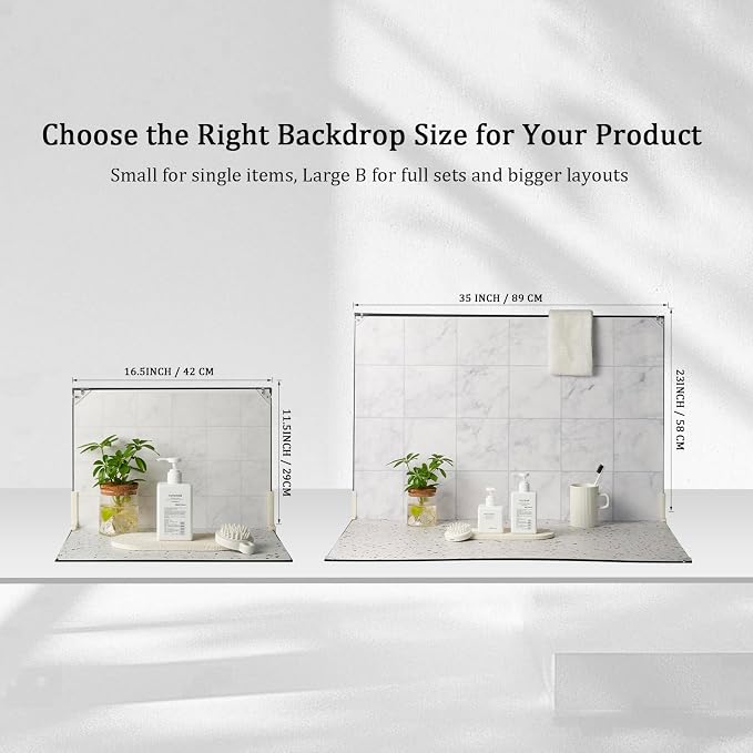 23 x 35 in Product Photography Backdrops, 10 Sheets, 20 Patterns | Double-Sided - Image 7