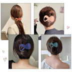 French Concord Flat Hair Clips for Women, 3.35 Inch Curved Hair Claw Clips Alligator Hair Barrettes Volume No Slip Grip Strong Hold Banana Hair Clamps Jaw Clips Styling Hair Accessories (D)
