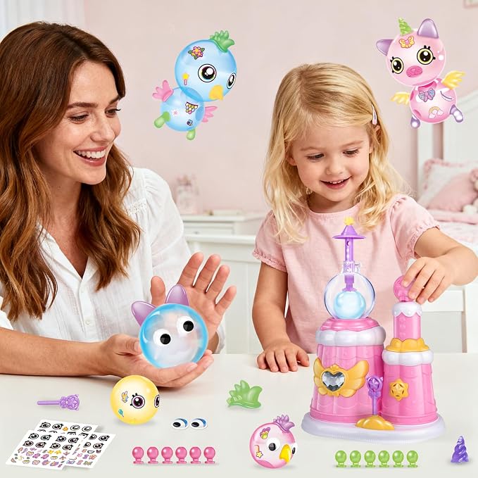 BTEC 195PCS DIY Princess Pink Magic Balloon Craft Kits, Girls Gifts Ages 3+ | - Image 8