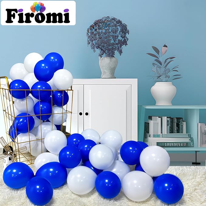 Firomi Small White Balloons 5inch 100 Pack Thicken Latex | Premium, Round after - Image 4