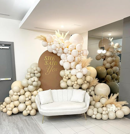 Double Stuffed White Sand balloons Different Size 115Pcs 5/10/12/18 Inch Sand - Image 7