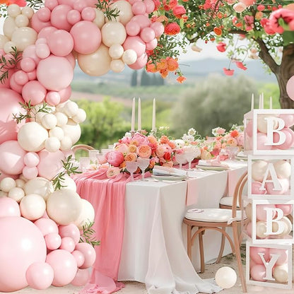 CROSSFINGERS Pink Baby Shower Decorations - Image 3